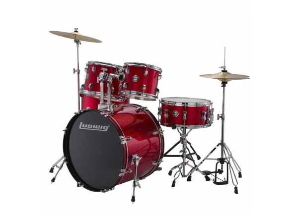 Ludwig LC175 Accent Drive Red Bateria